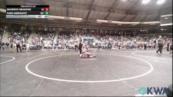 52 lbs Round Of 32 - Maverick Meadows, Tuttle Wrestling vs Kash Abernathy, ICEFIGHTER U