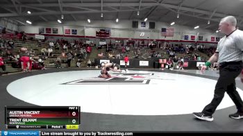 149 lbs Cons. Round 2 - Austin Vincent, Lincoln Memorial vs Trent Gilham, Montevallo