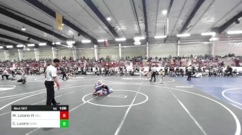 85 lbs Semifinal - Michael Lozano III, Valley Bad Boys vs Cruz Lucero, Duran Elite