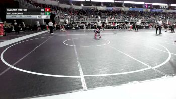49 lbs Round Of 16 - Ellayna Foster, Big Dog Grappling Academy vs Kylie Moore, Franklin Central WC
