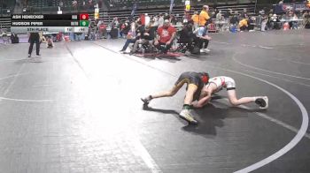 70 lbs 5th Place - Ash Henecker, Red Nose vs Hudson Piper, Ruthless