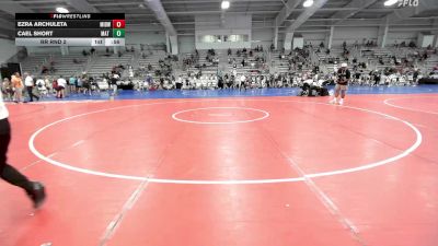 127 lbs Rr Rnd 2 - Ezra Archuleta, Midwest RTC vs Cael Short, Mat Warriors Blue