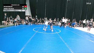 88 lbs Round 1 - Dylan Zellea, Iron Horse Blue vs Benex Velasco, East Carolina Elite