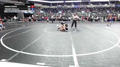 100 lbs Consolation - Roman Garcia, Garden City Wrestling Club vs Vincent Nikollaj, Jets