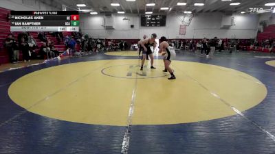 217 lbs Cons. Round 3 - Ian Sanftner, Acalanes vs Nicholas Aken, American Canyon