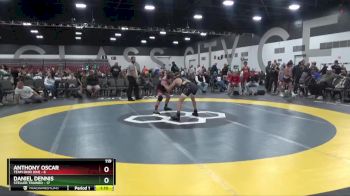 119 lbs Round 3 (8 Team) - Daniel Dennis, Steller Trained vs Anthony Oscar, Team Ohio (OH)