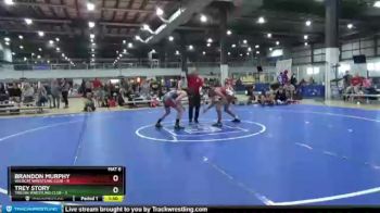 126 lbs Round 4 (6 Team) - Trey Story, TROJAN WRESTLING CLUB vs Brandon Murphy, WILDCAT WRESTLING CLUB