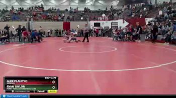 126 lbs Champ. Round 3 - Alex Plahitko, Roncalli vs Ryan Taylor, Perry Meridian Wrestling Club