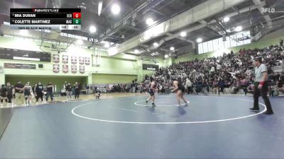 155 lbs 3rd Place Match - Mia Duran, El Camino Real vs Colette Martinez, MACES