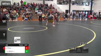 149 lbs Cons. Round 2 - Jeff Nixon, Marian University (IN) vs Jalen King, West Liberty