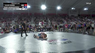 207 lbs Champ. Round 1 - Lillian Harned, McCracken County Wrestling Club vs Hailey Oloshove-Burle, Attack Wrestling Club