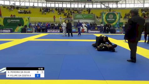 GABRIEL PEREIRA DA SILVA vs PEDRO FELIPE DA COSTA ALELUIA 2023 Brasileiro Jiu-Jitsu IBJJF