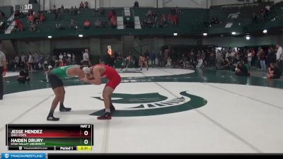 133 lbs Semifinal - Jesse Mendez, Ohio State vs Haiden Drury, Utah Valley University