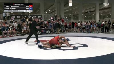 Cons. Round 2 - Brett McIntosh, Wyoming Wrestling Reg Training Ctr vs Ivan Morris, Northern Colorado Wrestling Club