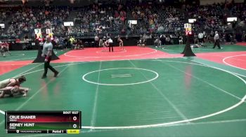 74 lbs Cons. Round 3 - Sidney Hunt, EAG2 vs Crue Shaner, WKA2