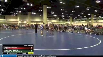 185 lbs Quarters & Wb (16 Team) - Piper Zatechka, SD Fire vs Isabella Canada, Beauty And The Creason Iowa