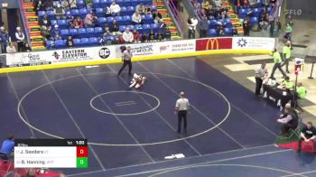82 lbs Round Of 64 - Jaxon Seeders, St. Marys vs Brayden Hanning, Jefferson Morgan