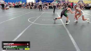 100 lbs Round 3 (8 Team) - Emmitt Myers, Louisville WC vs Anthony Deserto, Highland Hornets