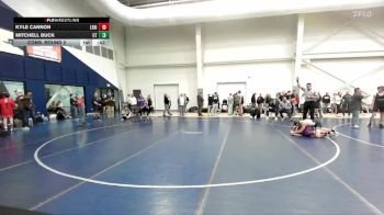 120 lbs Cons. Round 2 - Kyle Cannon, Lehi vs Mitchell Buck, Cherokee Trail