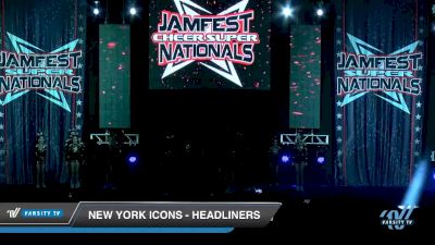 New York Icons - HEADLINERS [2020 L4 Junior - Small - A Day 2] 2020 JAMfest Cheer Super Nationals