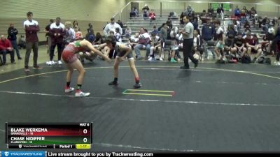 85 lbs Placement (4 Team) - Blake Werkema, Grandville vs Chase Nidiffer, Clarkston