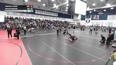 175 lbs Champ. Round 1 - Ishaan Sekhon, Warriors vs Enrique Farias, Glendora High School Wrestling