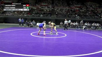 130 lbs Final - Ahlexis Terry, Morro Bay vs Alexa Torres, Golden West