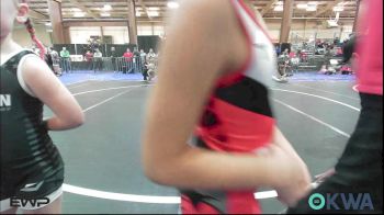 46-50 lbs Quarterfinal - Wrenley Jackson, Shelton Wrestling Academy vs Liliana Clitso, Darko Valley Wolf Pack