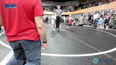 46 lbs Quarterfinal - Larry Morgan, Carl Albert vs Grayson Hale, Standfast OKC