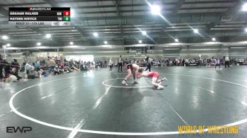 175 lbs Consi Of 16 #2 - Graham Walker, RAW Wrestling Club vs Hayden Justice, Tahlequah Wrestling Club