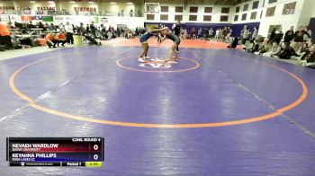 180 lbs Cons. Round 4 - Keyahna Phillips, Iowa Lakes CC vs Nevaeh Wardlow, Baker University