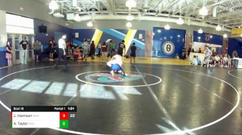 132 lbs Round 5 (8 Team) - Andrew Taylor, Eagles WC vs Jordan Harrison, Braves WC