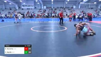 120 lbs Consolation - Stefan Matteo Noronha, Young Guns Red vs Zack Aquila, Ohio Rampage