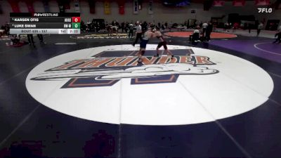 157 lbs Semifinal - Karsen Otis, Augsburg vs Luke Swan, Wisconsin-Whitewater