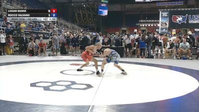 100 lbs Quarters - Logan Raske, Tennessee vs Rocco Valvano, Illinois
