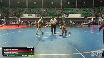 6A 150 lbs Quarterfinal - Josiah Edwards, Oxford vs Austin Campbell, Athens