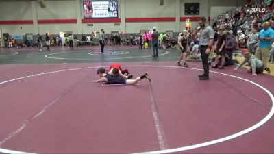 80 lbs Cons. Round 2 - Clayton King, Lionheart Youth Wrestling Club vs Tristin Hartzell, Coaling Grapplers