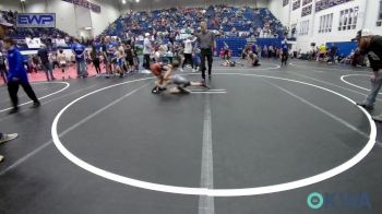 55 lbs Quarterfinal - Max Jansing, Norman Grappling Club vs Hudson Woods, Cushing