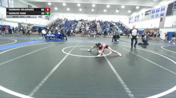 105 lbs Cons. Round 5 - Barbara Velazquez, Woodlake vs Katelyn Yang, Schurr