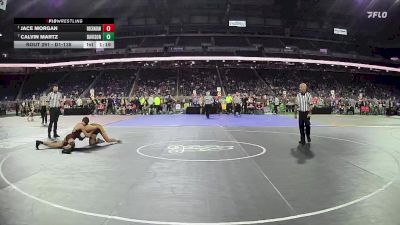 D1-138 lbs Semifinal - Jace Morgan, Rochester Adams vs Calvin Martz, Davison HS