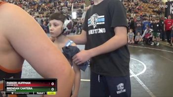 56 lbs Quarterfinal - Brendan Cantera, Louisville vs Parker Huffman, Garage Rats