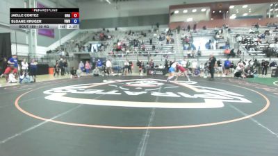 50 kg Champ. Rd Of 32 - Jaelle Cortez, Gilroy Hawks vs Sloane Kruger, Vision Wrestling