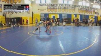 112 lbs Quarterfinal - Ke?ala Lawrence, Team Barracuda vs Cassidy Kephart, Buchholz