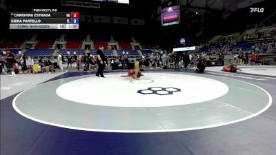 105 lbs Cons. Sub-semis - Christina Estrada, CA vs Kiera Partello, FL