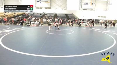 103 lbs Cons. Round 6 - Ethan Brenon, Williamsville Wrestling Club vs Zack Henschel, VHW Club