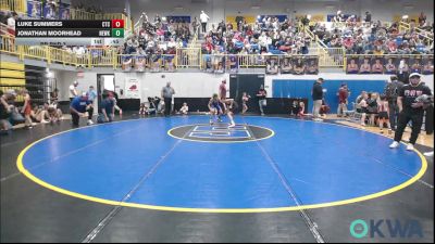 88 lbs Rr Rnd 3 - Luke Summers, Chandler Takedown Club vs Jonathan Moorhead, Newkirk Takedown Club