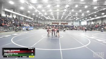145 lbs Round 2 (3 Team) - Sebastian Mejia, Clarke HS vs Rafael Rodriguez, Sleepy Hollow