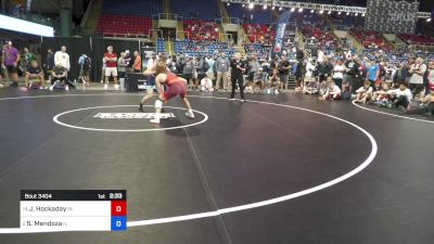 132 lbs Semis - Jake Hockaday, IN vs Seth Mendoza, IL