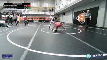 106 lbs 2nd Place - Dawson Beckley, Team Tulsa Wrestling Club vs Giovanni Ramos, Team Tulsa Wrestling Club