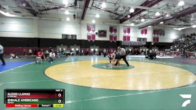 190 lbs Cons. Round 5 - Emmale Americano, Hemet vs Alexis Llamas, Elsinore